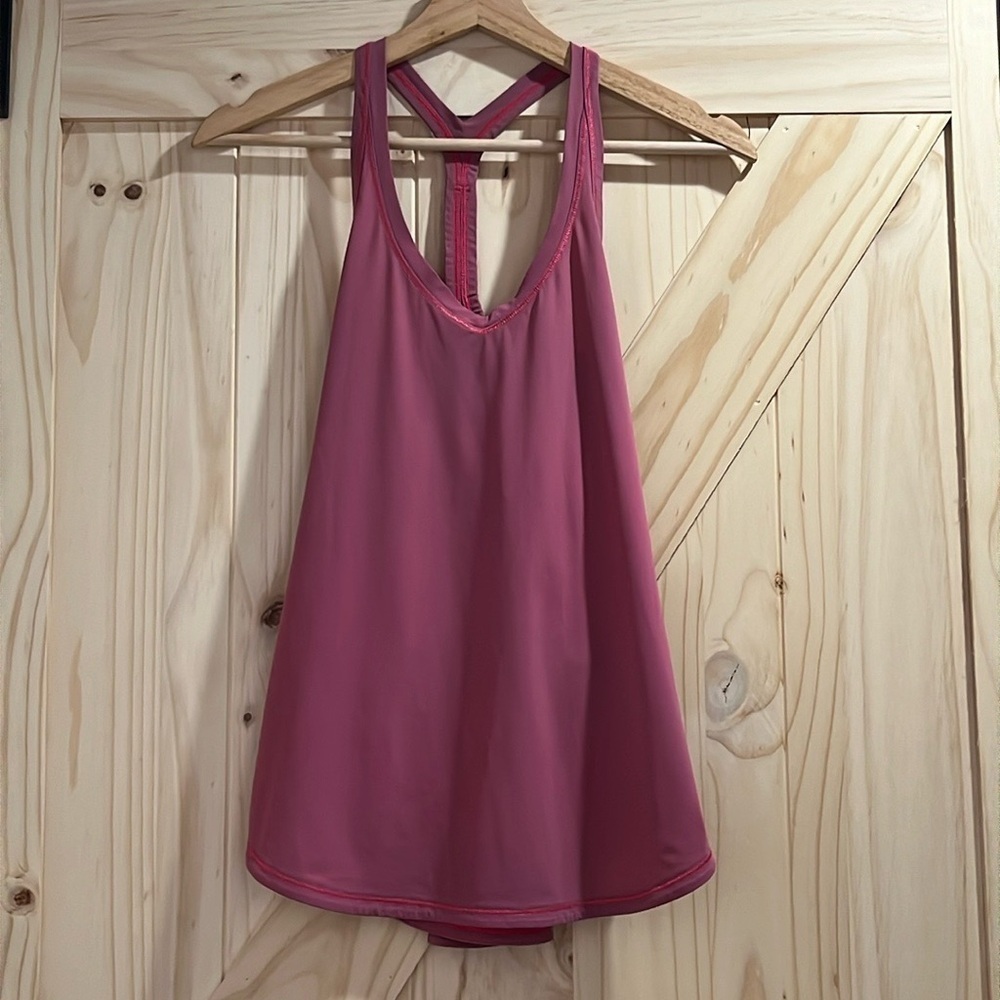 Lululemon - Mauve Racerback Fast Lane Singlet - 6/8